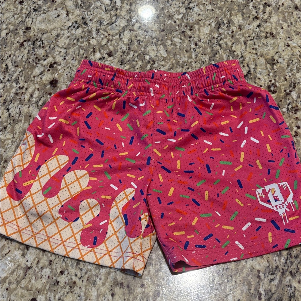Baseball ice cream  shorts